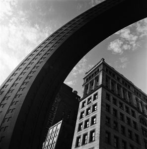 photography by David Hatters in NYC, Geometries of the sky, film shot with Hasselblad